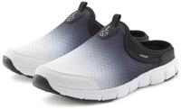 Sneaker LASCANA "Slip-On-Sneaker", Damen, Gr. 39, schwarz (schwarz, wei&szlig;),