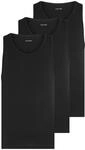 T-Shirt "TANK 3PK", Herren, Gr. XXL (56), schwarz (schwarz, schwarz, schwarz),