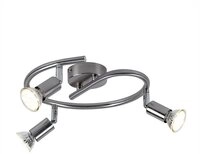GLOBO LIGHTING LED Deckenleuchte, Leuchtmittel inklusive, Warmwei&szlig;, LED Deckenlampe