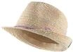 Schirmm&uuml;tze STERNTALER "Strohhut bunt", Kinder, Gr. 49, beige (sand), Obermaterial: