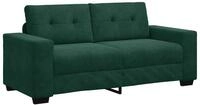 vidaXL Sofa Zweisitzer-Sofa Dunkelgr&uuml;n 180x77x82 cm Samt, 1 Teile