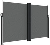 vidaXL Seitenmarkise 160 x 600 cm Seitenmarkise Ausziehbar Anthrazit 160x600 cm
