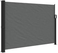 vidaXL Seitenmarkise Sichtschutz Windschutz Ausziehbar Anthrazit 140x600 cm