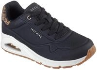 Sneaker SKECHERS "UNO-JUNGLE NITE", Damen, Gr. 36, schwarz (schwarz, leo),
