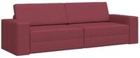 vidaXL Sofa Schlafsofa Weinrot 245 x 78 x 77 cm Stoff, 1 Teile
