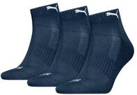 PUMA Kurzsocken (3-Paar) mit eingestricktem Logo im Bund