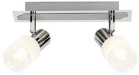 Brilliant Deckenleuchten Lea, Warmwei&szlig;, Lampe Lea LED Spotbalken 2flg