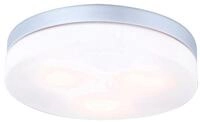 GLOBO LIGHTING Deckenleuchte VRANOS, &Oslash; 30 cm, 3-flammig, Silbergrau, Wei&szlig;,...