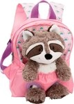 Nici Kinderrucksack Travel Friends, Rucksack mit Pl&uuml;sch Waschb&auml;r, 25 cm