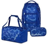 Satch Schulrucksack Pack (3tlg, inkl. Schlamperbox und Sporttasche)
