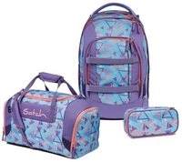 Satch Schulrucksack Pack (Set, inkl. Schlamperbox und Sporttasche)