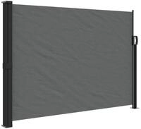 vidaXL Seitenmarkise 140 x 500 cm Seitenmarkise Ausziehbar Anthrazit 140x500 cm