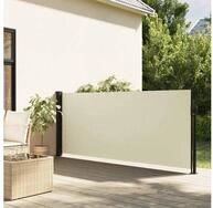 vidaXL Markise vidaXL Seitenmarkise Ausziehbar Creme 117x300 cm