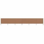 vidaXL Markise vidaXL 6-teiliges Windschutzgewebe 800 x 160 cm Taupe
