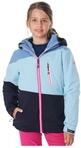 Skijacke KILLTEC "KSW 331 GRLS SKI JCKT", M&auml;dchen, Gr. 116, blau, Obermaterial: 100%