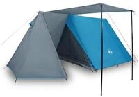vidaXL Kuppelzelt Campingzelt 3 Personen Blau Wasserfest, (1 tlg)