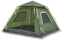vidaXL Kuppelzelt Kuppel-Campingzelt 5 Personen Gr&uuml;n Quick Release, (1 tlg)