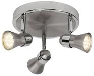 Brilliant Deckenleuchten Sanny, Warmwei&szlig;, Lampe Sanny LED Spotrondell 3flg
