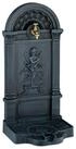 relaxdays Gartenbrunnen Standbrunnen im Engel-Design, grau
