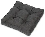 Beautissu Sitzkissen Outdoor Loungekissen Beauflair, 50x50cm, Anthrazit,...