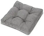 Beautissu Sitzkissen Outdoor Loungekissen Beauflair, 60x60cm, Hellgrau, 60x60cm...