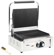 vidaXL Elektrogrill Gerillter Panini-Grill 2200 W 43x30,5x20 cm