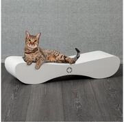 Canadian Cat Company Kratzbrett Satellite 2.0, (White Edition, ca. 76 x 24 x 15...