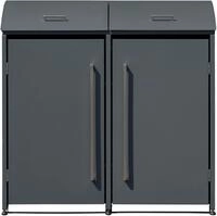 WESTMANN M&uuml;lltonnenbox Moderna 2, Platz f&uuml;r 2 M&uuml;lltonnen je 240 L, BxHxT: