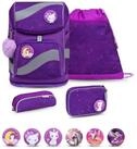 Belmil Schulranzen Belmil Smarty ergonomisches Schulranzenset 5tlg. - Purple Sky