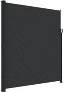 vidaXL Seitenmarkise 220 x 600 cm Seitenmarkise Ausziehbar Schwarz 220x600 cm