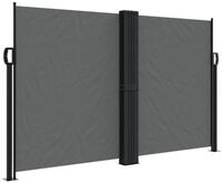 vidaXL Seitenmarkise 140 x 600 cm Seitenmarkise Ausziehbar Anthrazit 140x600 cm