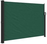 vidaXL Seitenmarkise 140 x 500 cm Seitenmarkise Ausziehbar Dunkelgr&uuml;n 140x500...