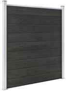vidaXL Gartenzaun, Zaunelement WPC 180&times;186 cm Grau