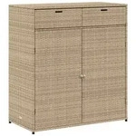 vidaXL Garten-Ger&auml;teschrank Beige - 105 x 55 x 113 cm Gartenschrank Beige...