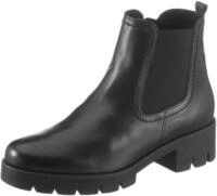 Chelseaboots GABOR, Damen, Gr. 37, schwarz, Kalbsleder, unifarben, Schuhe