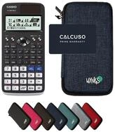 CASIO Taschenrechner fx-991DE X ClassWiz inkl. WYNGS Schutztasche Blau