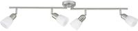 Brilliant LED Deckenstrahler Brilliant 4er Spot Sofia eisen-chrom 70 x 13 cm, Ohne