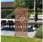 casa.pro Raumteiler, &raquo;Bernalda&laquo; Trennwand Stahl 180 x 90 cm Edelrost
