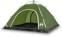 vidaXL Hauszelt, Campingzelt 5 Personen Gr&uuml;n Quick Release