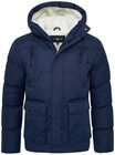 SOULSTAR Winterjacke S2SINTRA Herren warme Steppjacke mit Kapuze Pufferjacke