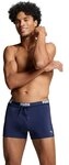 PUMA Badehose PUMA SWIM MEN LOGO TRUNKS elastischer Logobund mit integriertem