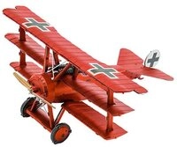 Invento Puzzle Metal Earth, Tri-Wing Fokker Roter Baron - 3D Metall Puzzle,