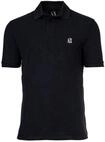 Poloshirt ARMANI EXCHANGE "Poloshirt", Herren, Gr. M, blau (marine), Obermaterial: