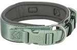 TRIXIE Hunde-Halsband Premium Halsband, extra breit - salbei/grafit - 40&ndash;48 cm/40