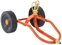 vidaXL Bew&auml;sserungssystem Sprinkler-Schlitten mit R&auml;dern und Drehbarem Kopf...