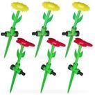 relaxdays Spr&uuml;hregner Sprinkler Blume 6er Set