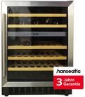 Hanseatic Weink&uuml;hlschrank HWC46ECIA, f&uuml;r 46 Standardflaschen &aacute; 0,75l,inkl. 3...