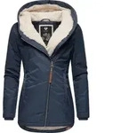 Ragwear Winterjacke Gordon Sportliche wasserdichte Outdoorjacke mit Kapuze blau...