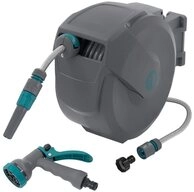 ECD Germany Schlauchaufroller Schlauchtrommel mit Arretierstop 9 Spr&uuml;hfunktionen