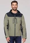 Outdoorjacke CAMP DAVID, Herren, Gr. S, gr&uuml;n (sage gr&uuml;n), Obermaterial: 66%